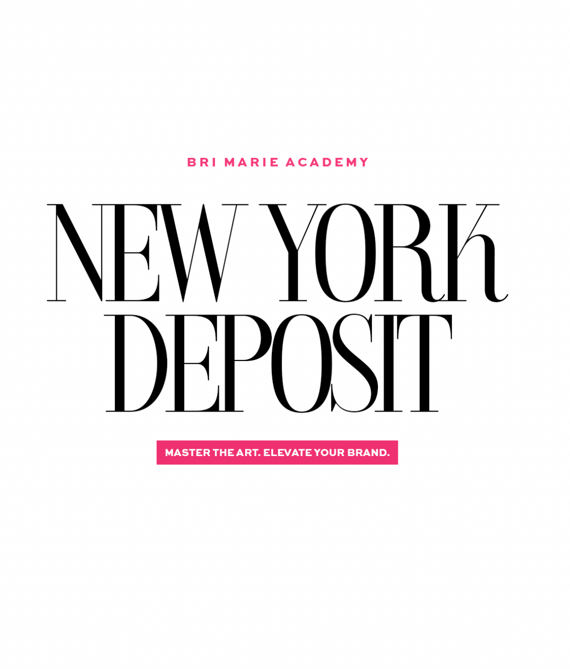 NEW YORK, NY (DEPOSIT ONLY)